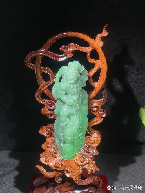 碧玉粉青降龍羅漢擺件 凝聚匠心 寓意深遠(yuǎn)